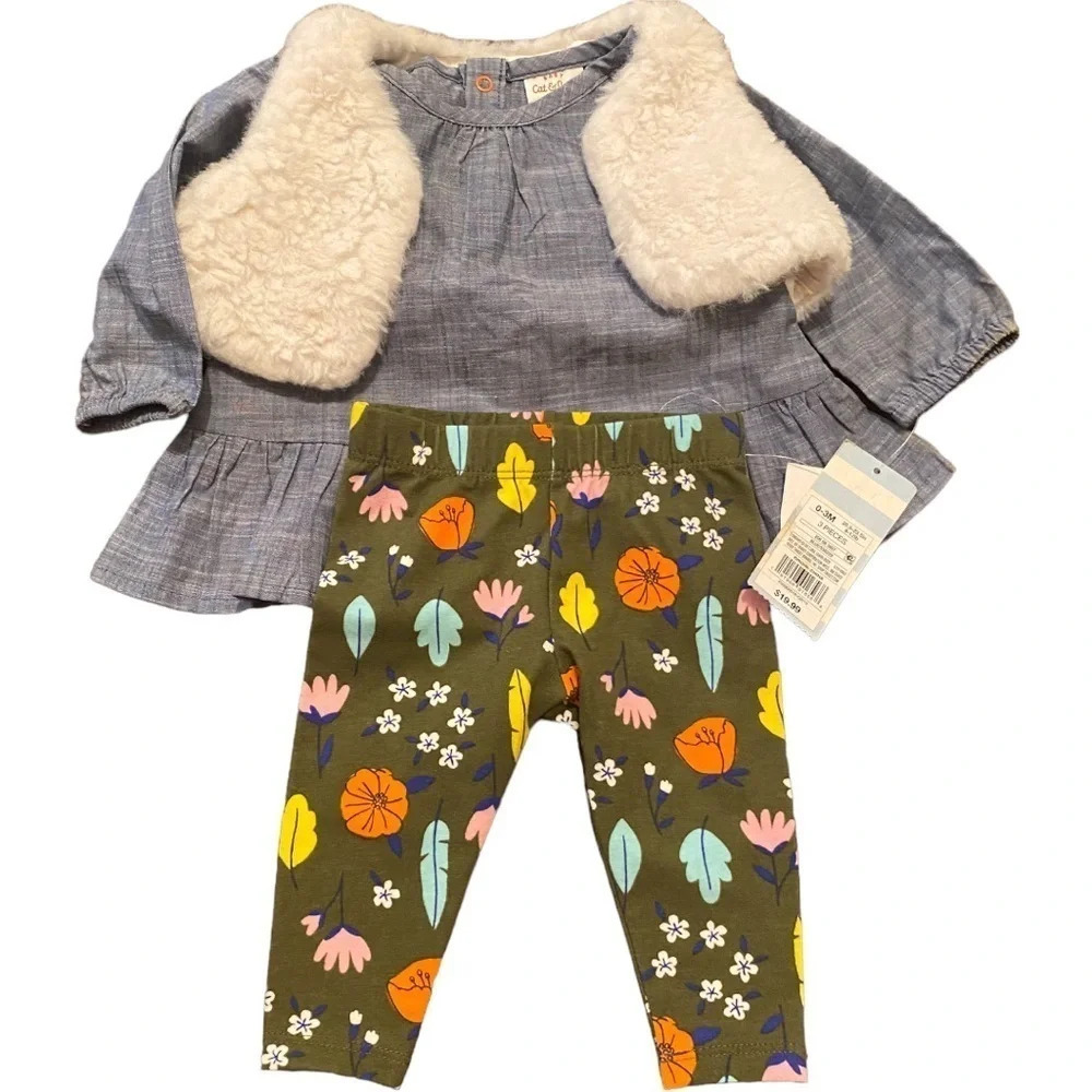 Cat & jack 3 piece‎ outfit
